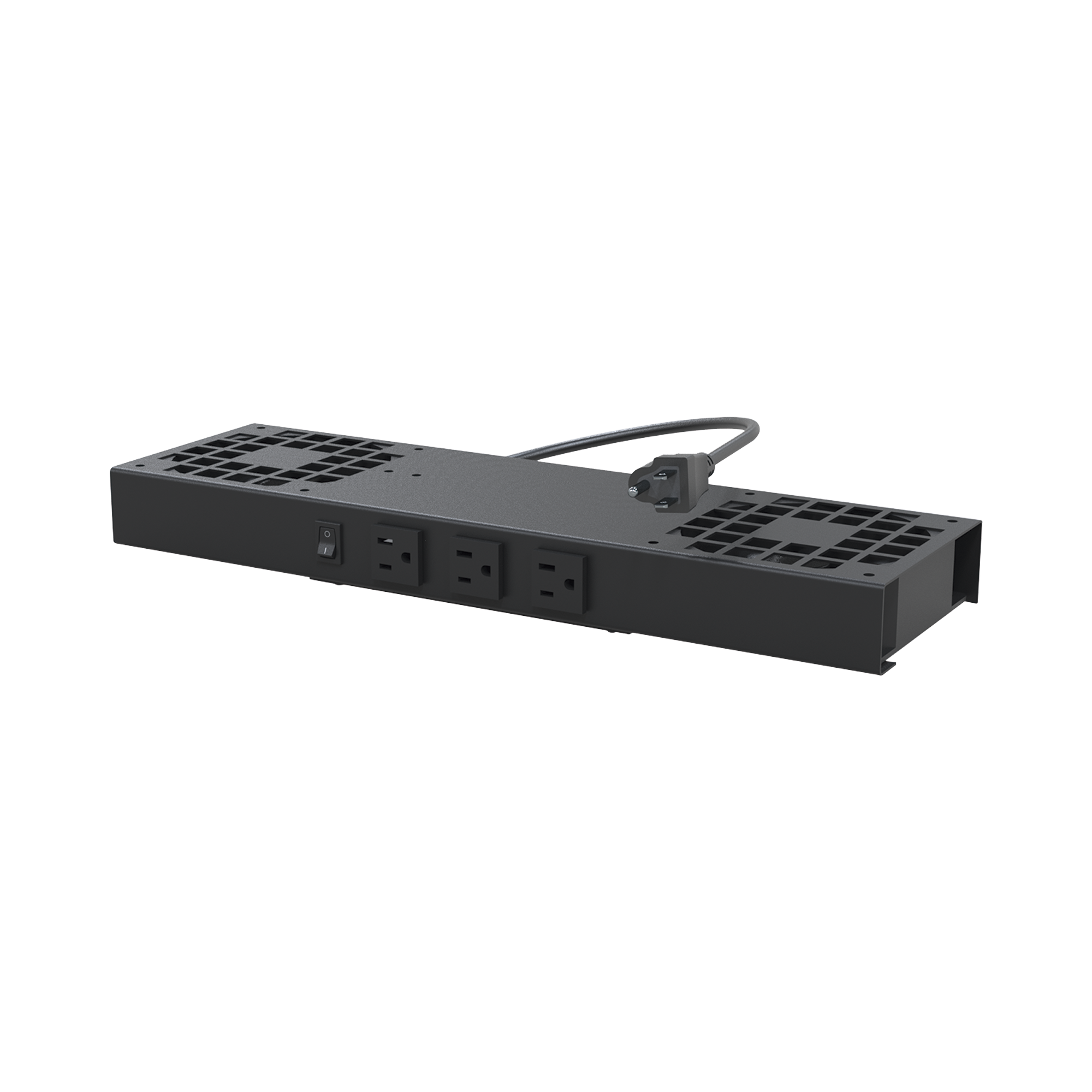 Kit de 2 Ventiladores (12 x 12 cm) con 3 Tomas de Corriente 110 Vca/50 Hz con Clavija