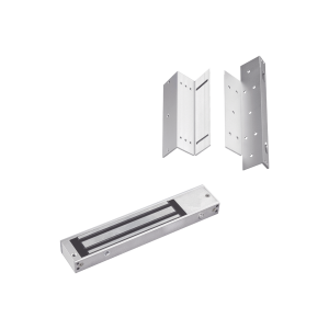 Kit para control de acceso incluye Chapa magnética de 600Lbs / Montajes L y Z