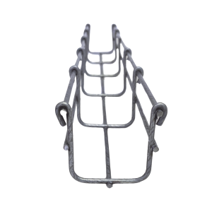 Charola Bimetálica Tipo Malla 66/50 mm, Ideal Para Utilizarse al Exterior o Zonas Húmedas, Hasta 53 Cables Cat6, Tramo de 3 Metros