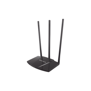 Router N de alta potencia 300 Mbps / 1 Puerto WAN 10/100 / 3 Puertos LAN 10/100 / Chip PA (potencia transmisión 2x) / 3 Antenas de 7 dBi