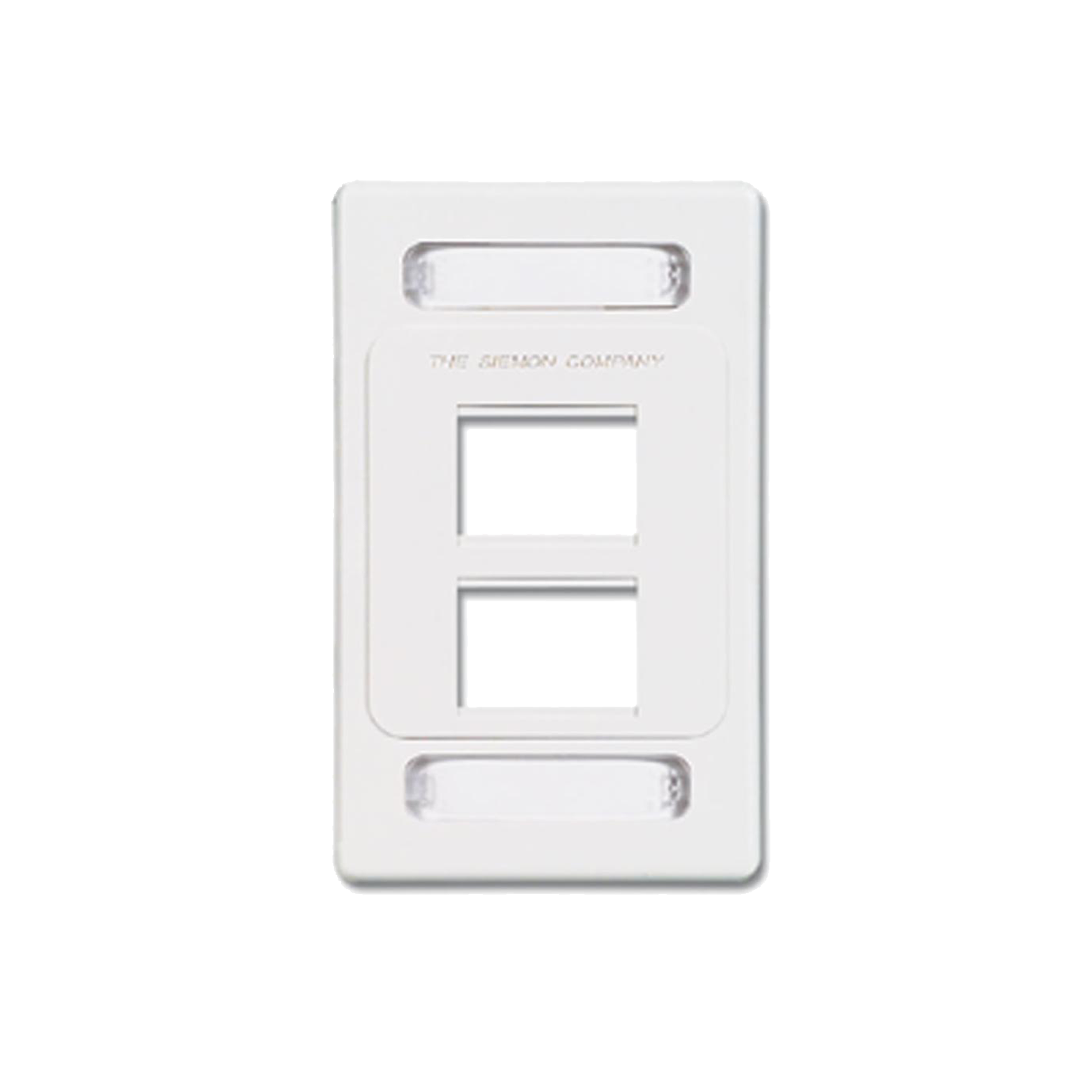 Placa de pared modular MAX, de 4 salidas, color blanco