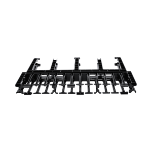 Organizador de Cables Horizontal NetManager de Alta Densidad, Doble (Frontal y Posterior), Para Rack de 19in, 1UR