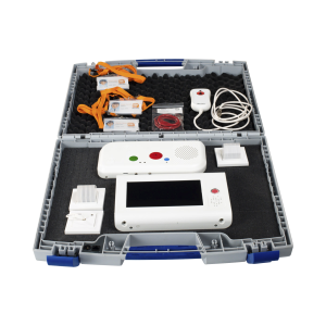 Maletín Funcional Demo Sistema de Llamada Paciente Enfermera IP con Terminales IP y Periféricos