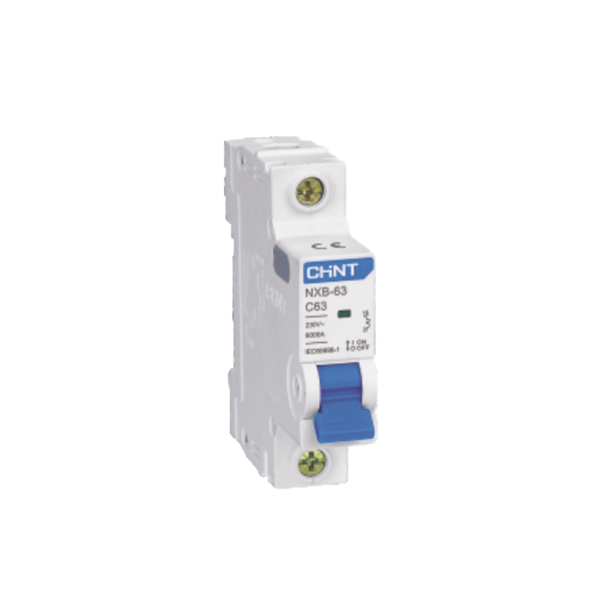 Pastilla para Riel Din, 1 Polo, 6 Amp, Vca:110/415v, 6kA, Catálogo: NXB631PC6, Serie: NXB-63.