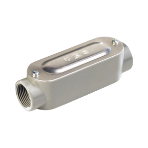 Caja oval roscada tipo C de 1 1/4" (31.8 mm) Incluye tapa y tornillos.