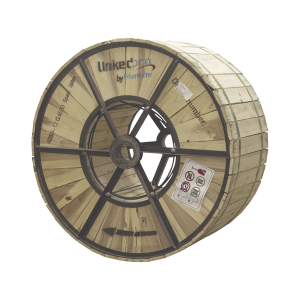 Carrete de 4 km de Fibra Óptica Aérea (ADSS) G.652D, Monomodo de 12 Hilos, Exterior, Span 200, Loose Tube