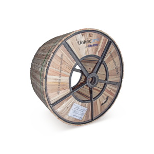 Carrete de 4 km de Fibra Óptica Aérea (ADSS) G.652D Armada Anti roedor, Dieléctrica, Monomodo 6 Hilos, Span 200