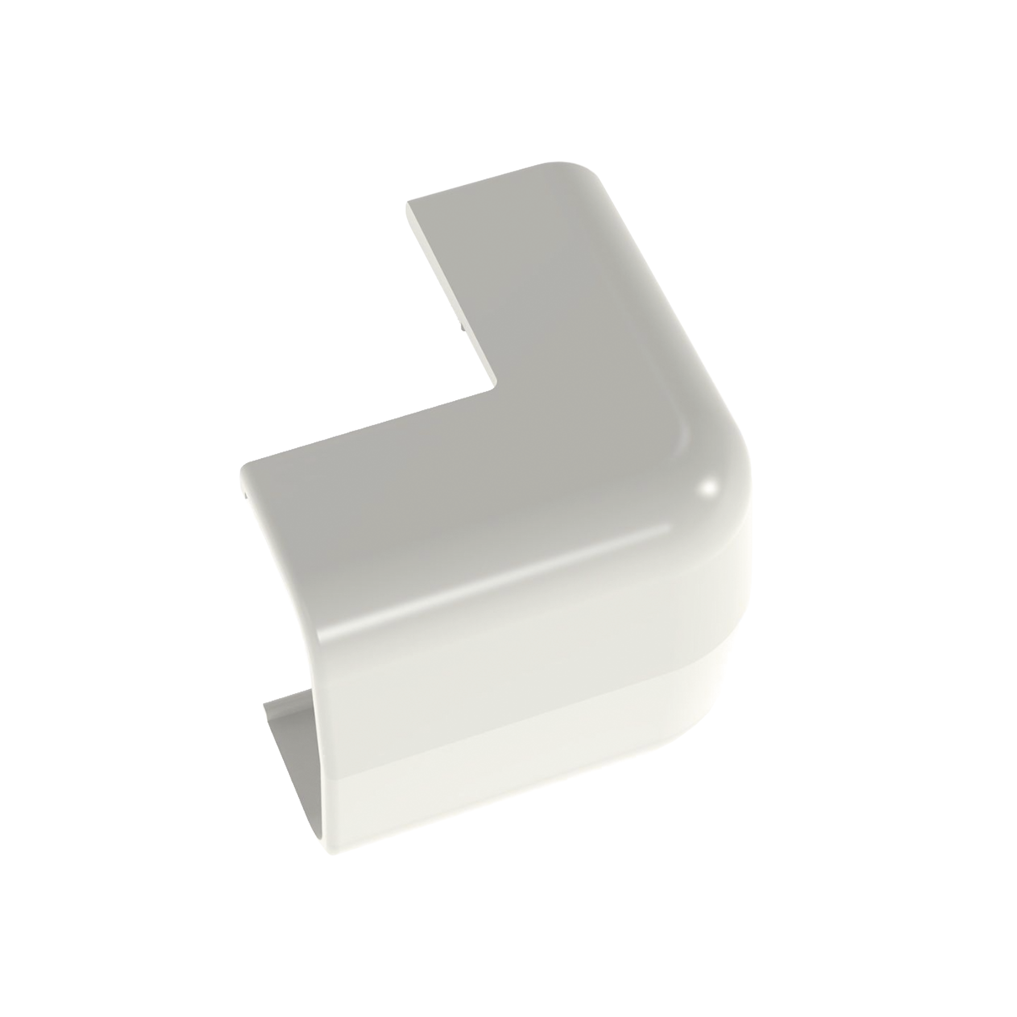 Esquinero exterior, para uso con canaleta LD5, material ABS, Color Blanco Mate
