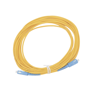 Jumper de Fibra Óptica Simplex, Monomodo, con Conectores SC/UPC-SC/UPC, de 10 Metros