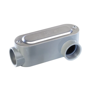 Caja Oval Roscada tipo LL de 1 1/2" (38.1 mm) / Incluye tapa y tornillos.