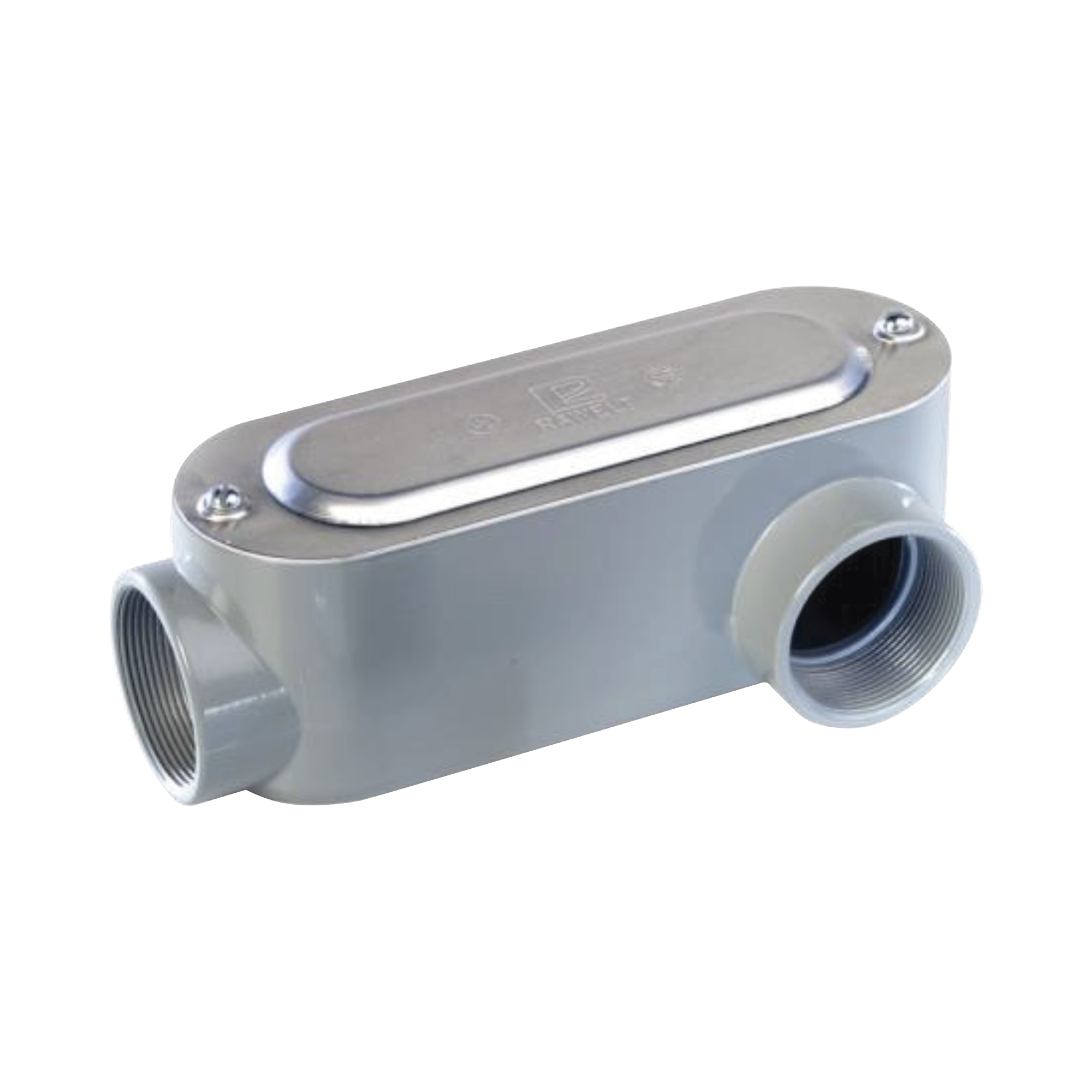 Caja Oval Roscada tipo LL de 1 1/4" (31.8 mm) / Incluye tapa y tornillos.