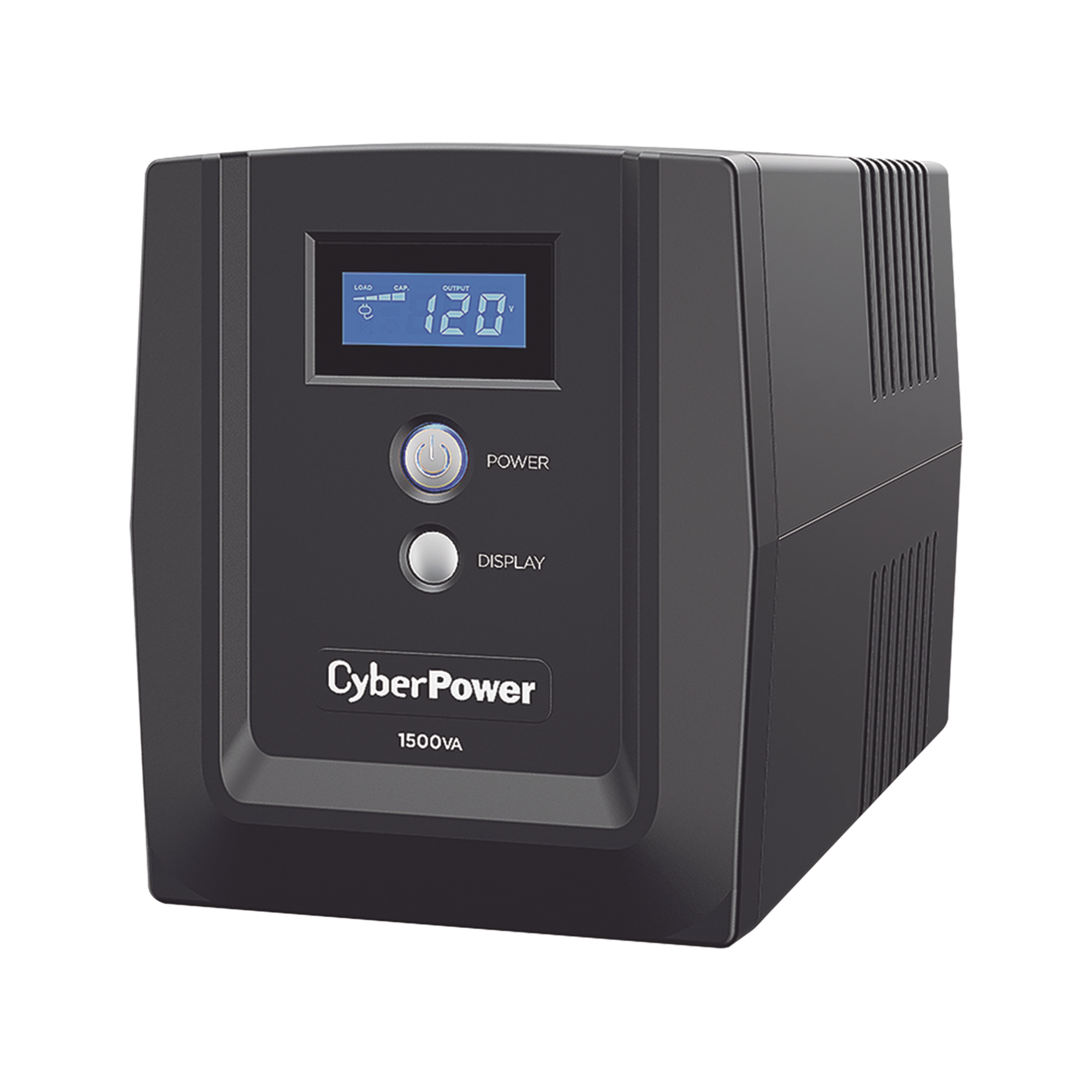 UPS de 1500 VA/900 W, Topología Línea Interactiva, Entrada 120 Vca NEMA 5-15P, y 8 Salidas NEMA 5-15R, Con Regulador de Voltaje (AVR)