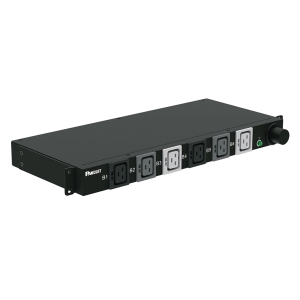 PDU Básico para Distribución de Energía, Plug de Entrada Trifásico CS8365C, Con 6 Contactos C19, Instalación Horizontal de 19in, 1UR, 50 Amp, 208 Vca
