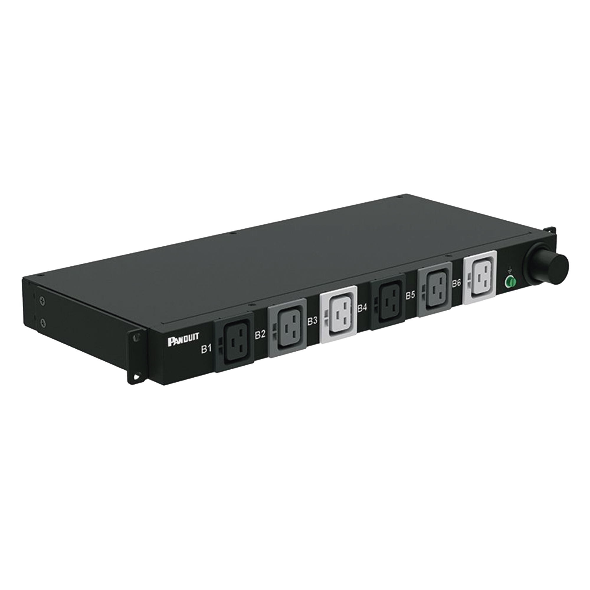PDU Básico para Distribución de Energía, Plug de Entrada Trifásico CS8365C, Con 6 Contactos C19, Instalación Horizontal de 19in, 1UR, 50 Amp, 208 Vca
