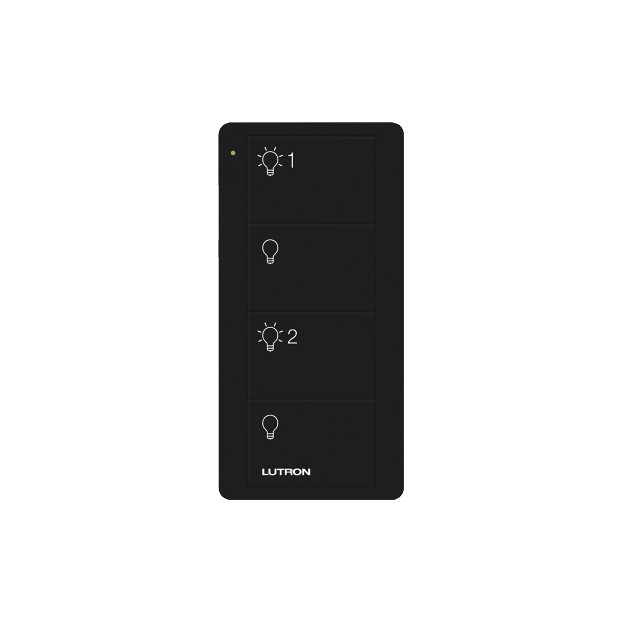 Control remoto PICO inalámbrico con 4 botones encender/apagar grupo/escenas, complemente con un atenuador o switch on/off