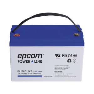 Batería 12 Vcc / 100 Ah / UL / Tecnología AGM-VRLA / CICLO PROFUNDO / Para uso en aplicaciones fotovoltaicas y de emergencia  / Terminales T4