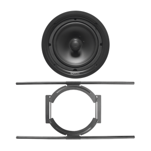 KIT de Bocina de Techo TruAudio de 8in PP8 con Soporte de Acero Rígido para Techos Suspendidos