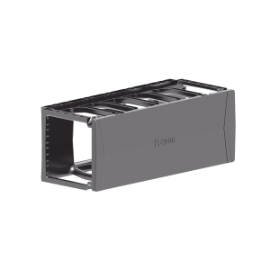 Organizador de Cables Horizontal PatchRunner™, Sencillo (Solo Frontal), Para Rack de 19in, 4UR