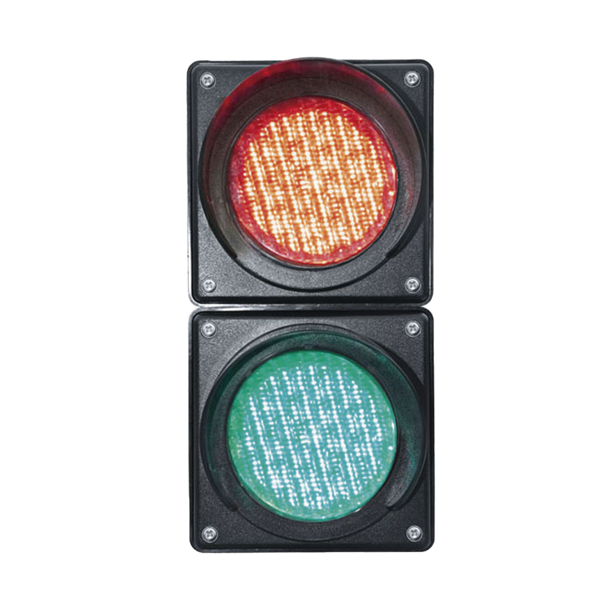 Semáforo / Señalización Rojo y Verde / Diametro 100mm / LED / 110vca.