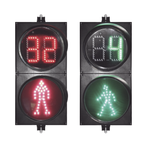 Semáforo Peatonal / Cuenta Regresiva / Rojo / Verde / Dinamico / Diámetro 20 Cm.