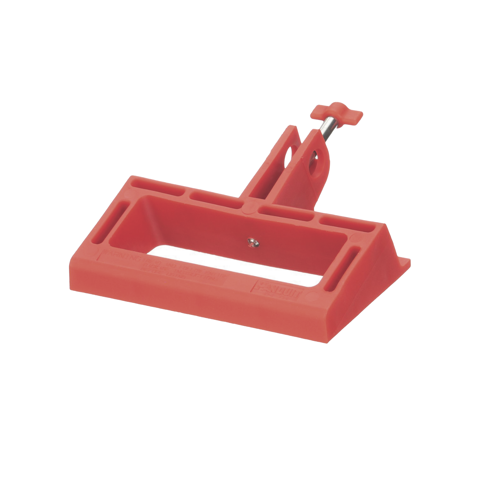 Bloqueador LOTO de Manija Grande para Disyuntores de Caja Moldeada, 2.24" (56.8m) Largo x 3.75" (95.2mm) Ancho. Color rojo