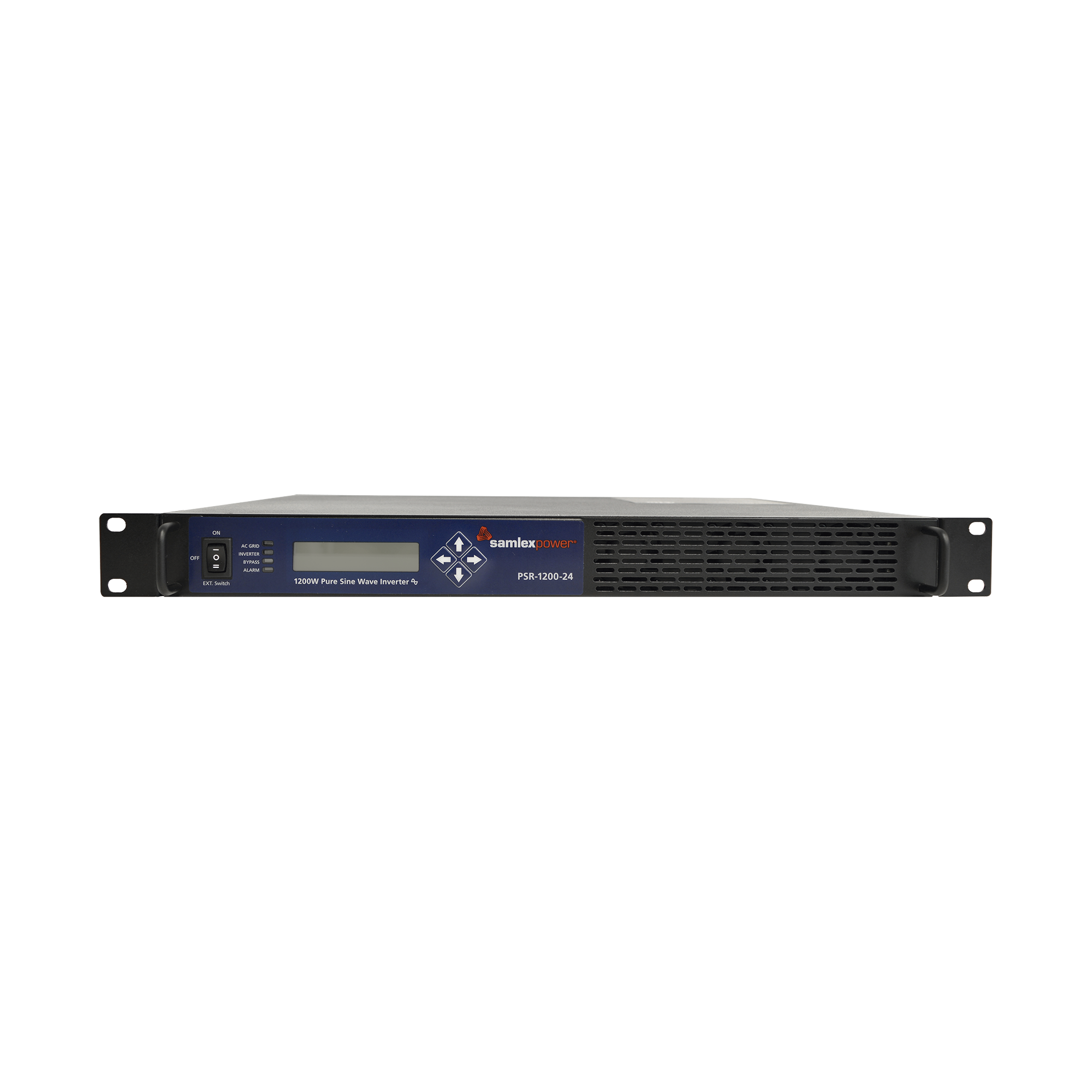 Inversor de corriente Onda Pura Montaje en rack 1U 1200W, 24 Vcc- 120 VCA, 50/60 Hz