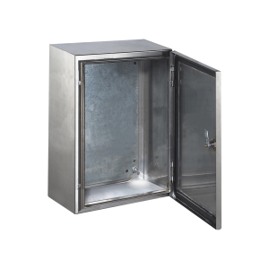 Gabinete de Acero Inoxidable IP66 Uso en Intemperie (200 x 300 x 150 mm) con Placa Interna Galvanizada.