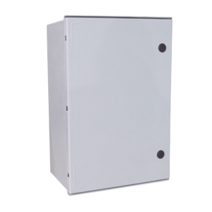 Gabinete de Poliéster IP55 Uso en Exterior (800 x 1000 x 300 mm) con Placa Trasera Interior de Plástico (Incluye Chapa y Llave).