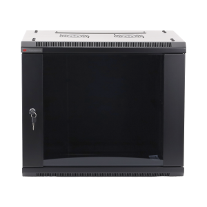 Gabinete PRECISION, Con Puerta de Cristal Templado, de 19in, 9UR, 450mm de Profundidad, Color Negro