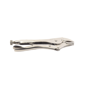 Pinza Perra Ajustable de Presión de 10”. Quijada Curva con Corta Alambre. Acero CR-V