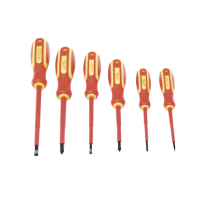 Juego de 6 desarmadores Aislados Bicolor 1000v