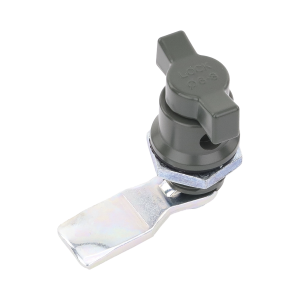 Cerradura de Medio Giro para Gabinetes Línea PST (Acero). Cuenta con Opción para Instalar Candado (no incluido).