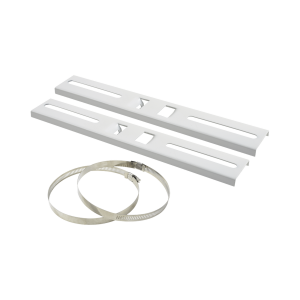 Montaje de Metal para Poste Universal para Gabinetes de Ancho Hasta 30 cm.