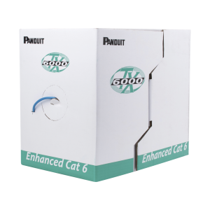 Bobina de Cable UTP 305 m. de Cobre, TX6000™ PanNet, Reelex, Azul, Categoría 6 Mejorado (23 AWG), PVC (CM), de 4 pares