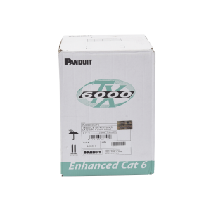 Bobina de Cable UTP 305 m. de Cobre, TX6000™ PanNet, Reelex, Gris Internacional, Categoría 6 Mejorado (23 AWG), PVC (CM), de 4 pares