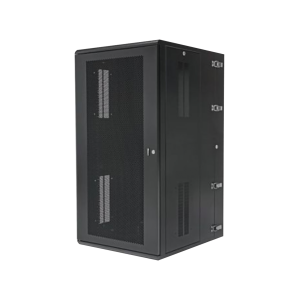 Gabinete PanZone de Montaje en Pared, de 19in, Puerta Ventilada, 26 UR, 635mm de Profundidad, Color Negro