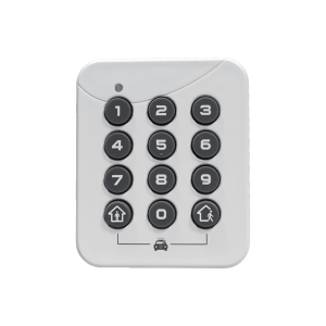 ALULA - PINPad Estación de Armado Local / Alimentación por Batería / Instalación Sin Herramientas / Desarmado seguro de 4 a 10 dígitos / Armado de 1 Botón