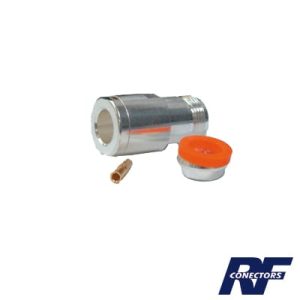 Conector N Hembra de Rosca para LMR-400, 9913, 7810A, 8214, CNT-400, RG8/U-SYS, R-FLASH-1113, Plata/ Oro/ Teflón.