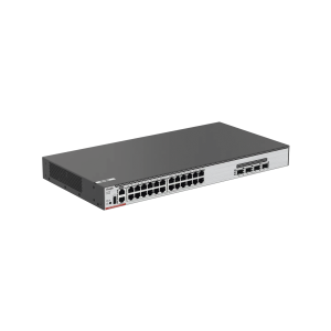 Switch Core PoE 802.3bt 370W Capa 3 Multi-Gigabit 24 puertos 5Gb/2.5Gb/1Gb/100M, 4 puertos fibra SFP28 25Gb