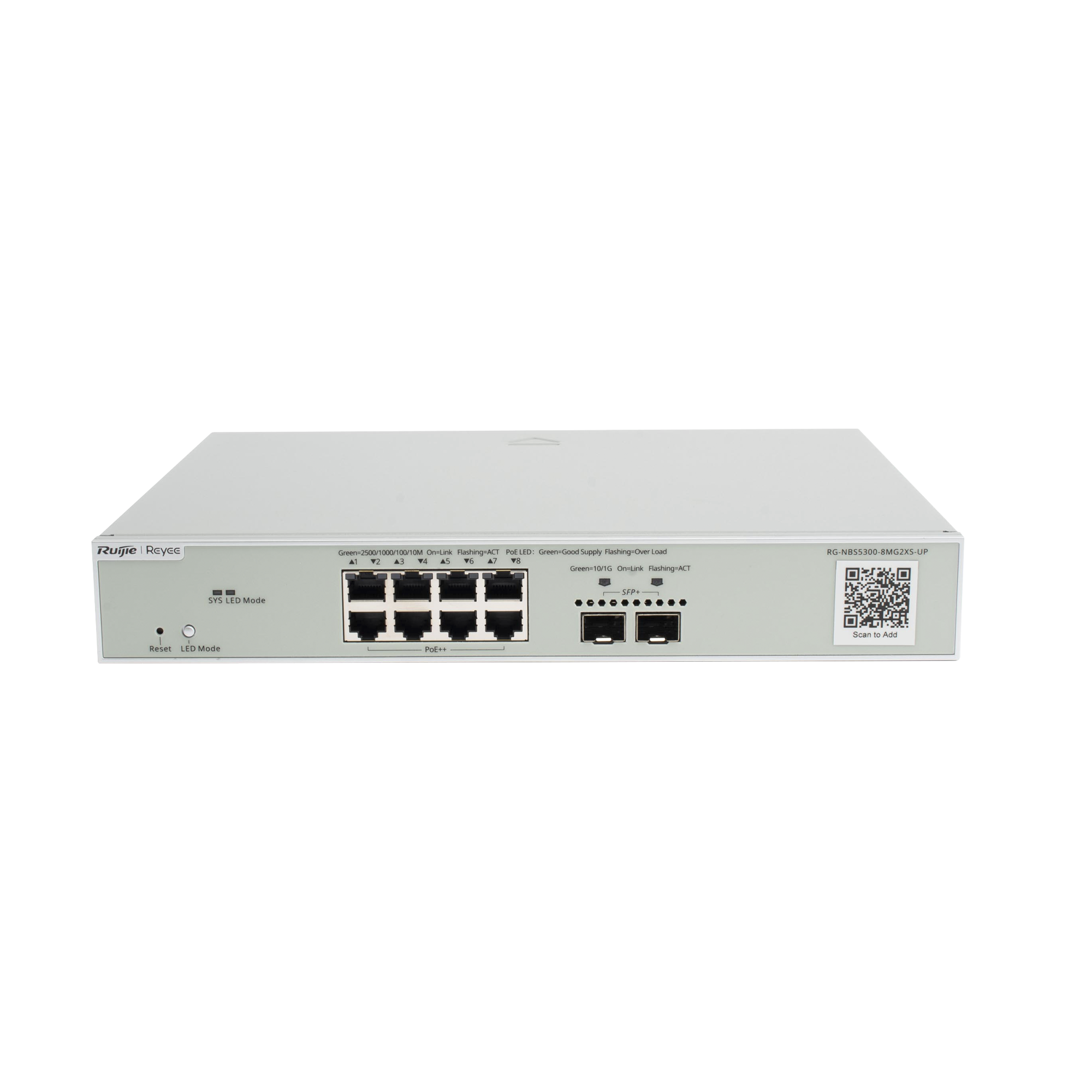 Switch Multi-Gigabit PoE++ 370W 802.3bt Capa 3 Administrable Cloud, Diseñado Para Access Points WiFi 6/7