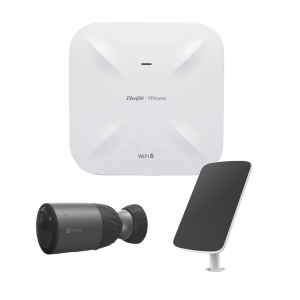 Kit de Cámaras Wi-Fi con Access Point/ Incluye 1 Cámara de Batería CS-BC1C / 1 Pane solar Mod. CS-CMT-SOLARPANEL-C / 1 Access Point RG-RAP6260(G)