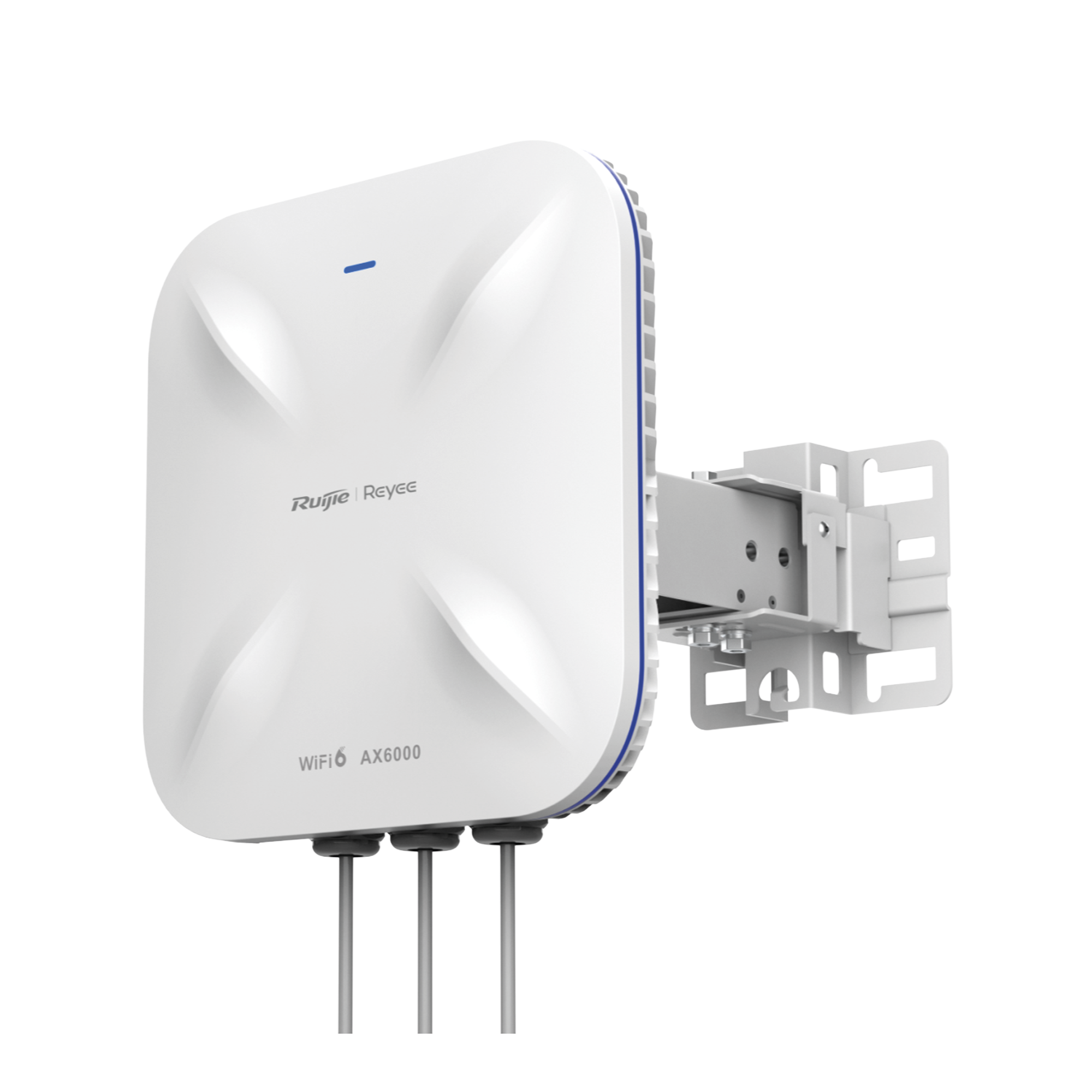 Punto de Acceso Mesh Wi-Fi 6 Industrial para Exterior Sectorial 60°, hasta 5.95 Gbps, MU-MIMO 4x4, Filtros Anti Interferencia y Auto Optimización con IA, puerto eth 2.5G y SFP