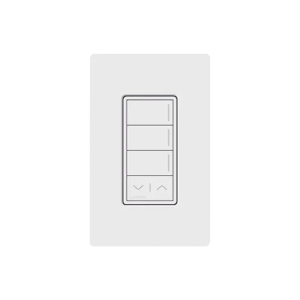 (RadioRa3) Botonera Sunnata Blanco 3 escenas y 2 botones subir/bajar para Radio RA3, programe escenas diferentes en cada botón.