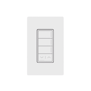 (RadioRa3) Botonera Sunnata Blanco 3 escenas y 2 botones subir/bajar para Radio RA3, programe escenas diferentes en cada botón.