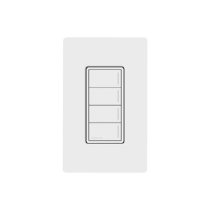 (RadioRa3) Botonera Sunnata Negro 4 escenas para Radio RA3, programe escenas diferentes en cada botón.