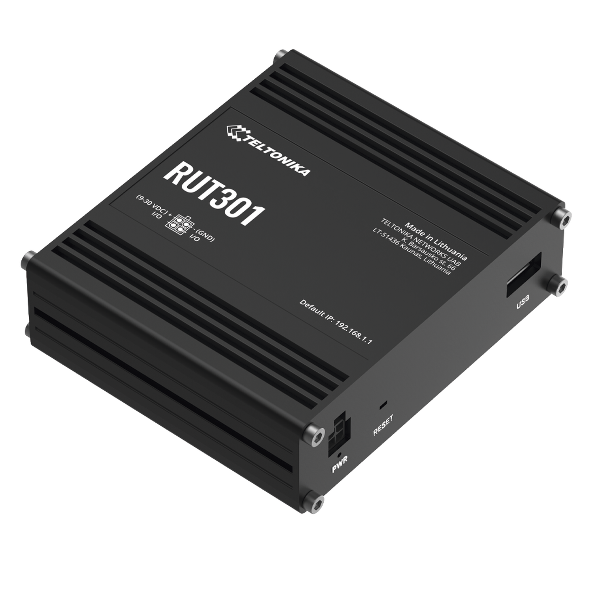 Router Industrial con 5 Puertos Ethernet / RutOS Seguro y Avanzado / Firewall y VPN Integrados / I/O Digital / Administración Remota RMS