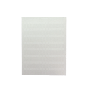 Hojas con 5000 Etiquetas Auto-laminadas para Impresora Láser/Inyección de Tinta, para Cables de 3 a 7.1 mm de Diámetro (12 - 10 AWG), Color Blanco