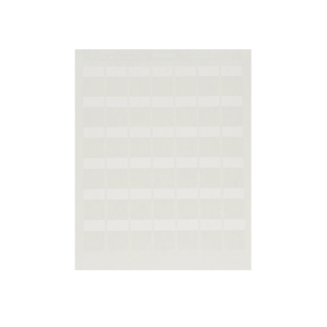 Paquete de Hojas con 2500 Etiquetas de Identificación Auto-laminadas para Impresora Láser/Inyección de Tinta, para Cables de 4.1 a 8.1 mm de Diámetro (10 - 6 AWG), Color Blanco