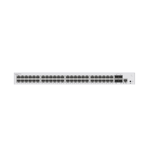 Switch de Distribución/Core Gigabit Administrable  Capa 3 / 48 puertos 10/100/1000 Mbps  / 4 Puertos 10GE SFP+ Uplink / ERPS / Rutas Estáticas / iStack / Administración Nube Gratis