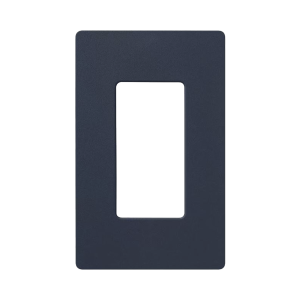 Placa de pared 1 espacio, para atenuador (dimmer), apagador ó control remoto inalámbrico LUTRON.